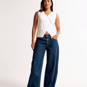 Abercrombie and Fitch Curve Love Low Rise Ultra Loose Jean